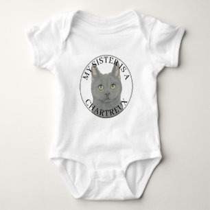 Personalisiert Chartreux Cat Big Sister Baby Strampler