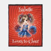 Personalisiert Cheer Blanket Fleecedecke (Vorderseite)