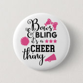 Personalisiert Cheerleader Button (Vorderseite)