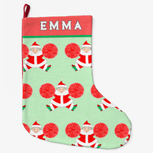 Personalisiert Cheerleader Großer Weihnachtsstrumpf