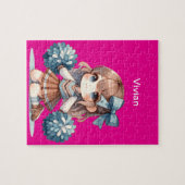 Personalisiert Cheerleader Puzzle (Horizontal)