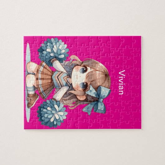 Personalisiert Cheerleader Puzzle (Horizontal)