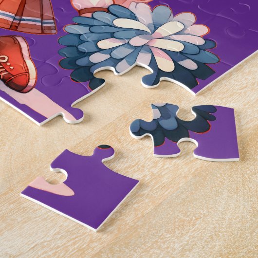 Personalisiert Cheerleader Puzzle (Seite)