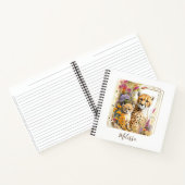 Personalisiert Cheetah School Office Notebook Gesc Notizblock (Innenseite)
