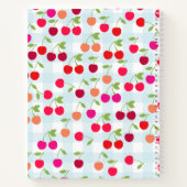 Personalisiert Cherries-Notebook Notizblock (Rückseite)