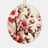 Personalisiert Cherry Blossom Keramik Ornament (Links)