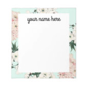 Personalisiert Cherry Blossom Notepad Notizblock (Vorderseite)