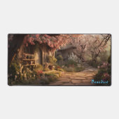 Personalisiert Cherry Blossom Village Desk Mat Schreibtischunterlage (Vorderseite)