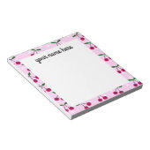 Personalisiert Cherry Notepad Notizblock (angewinkelt)