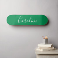 Personalisiert Chic Calligraphy Name Kelly Green