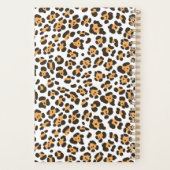 Personalisiert Chic Girl Leopard Musterplaner Planer (Rückseite)