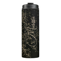 Personalisiert Chic Gold Confetti