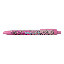 Personalisiert-Chic Hot-Pink-Leopard-Druck