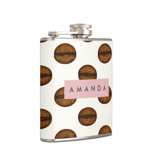 Personalisiert-Chic-Kaffeebohnen Flachmann (Rechts)