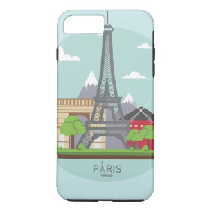 Personalisiert Chic Paris Eiffel Tower Case-Mate i iPhone Hülle