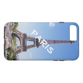 Personalisiert Chic Paris Eiffel Tower Case-Mate iPhone Hülle (Rückseite (Horizontal))