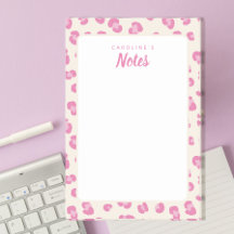 Personalisiert Chic Pink Leopard Drucktastatur