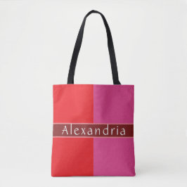 Personalisiert Chic Striping Tasche