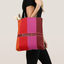 Personalisiert Chic Striping Tasche