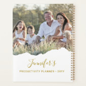 Personalisiert Chic Torn Foto Planer (Rückseite)