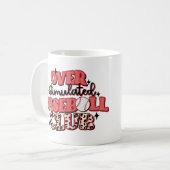Personalisiert Chic überstimuliert Baseball-Tasse Kaffeetasse (Vorderseite Links)