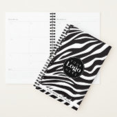 Personalisiert Chic Zebra Print Custom Company Log Planer (Anzeige)