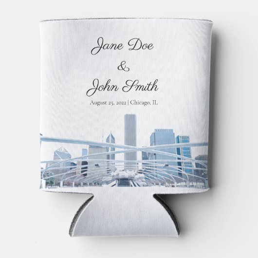 Personalisiert Chicago Dosenkühler (Vorderseite)