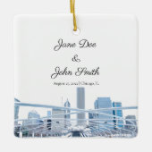 Personalisiert Chicago Keramikornament (Vorderseite)