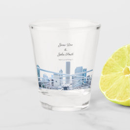 Personalisiert Chicago Shot Glass Schnapsglas