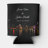 Personalisiert Chicago Skyline Dosenkühler (Vorderseite)