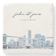 Personalisiert Chicago Skyline