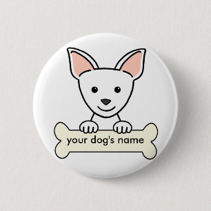 Personalisiert Chihuahua Button