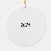 Personalisiert Chihuahua Keramik Ornament (Hinten)