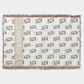 Personalisiert Chihuahua (Langhaartricolor) Decke (Vorderseite)