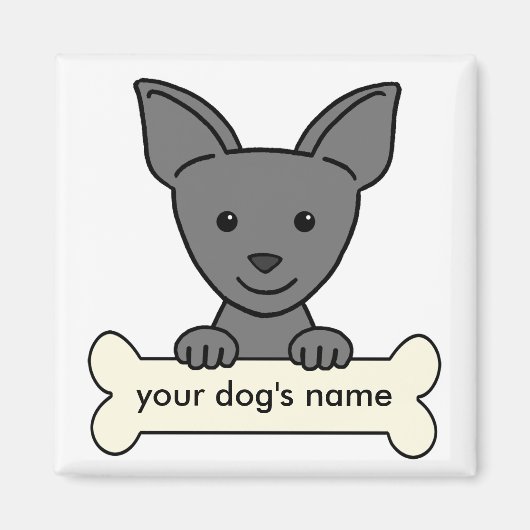 Personalisiert Chihuahua Magnet (Vorne)
