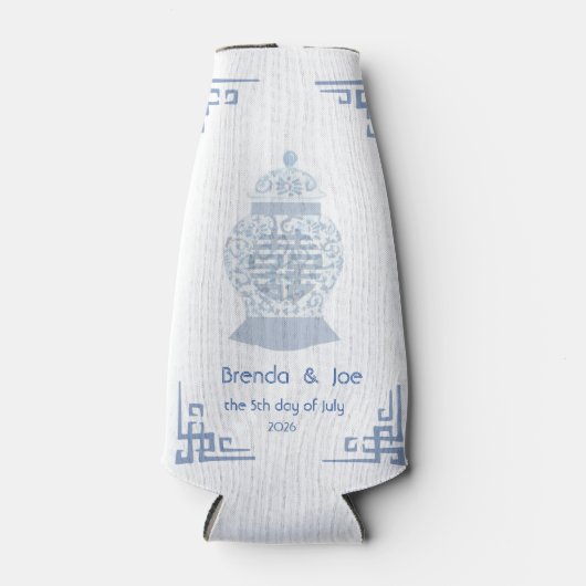 Personalisiert Chinoiserie Ginger Jars kann Flaschenkühler (Vorderseite)