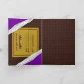 Personalisiert Chocolate Candy Bar Party Einladung (Innenseite)