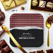 Personalisiert Chocolate Candy Bar Party Pappteller