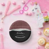 Personalisiert Chocolate Candy Bar Party Pappteller (Party)