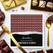 Personalisiert Chocolate Candy Bar Party Serviette