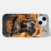 Personalisiert Chocolate Labrador Case-Mate iPhone Hülle (Rückseite (Horizontal))