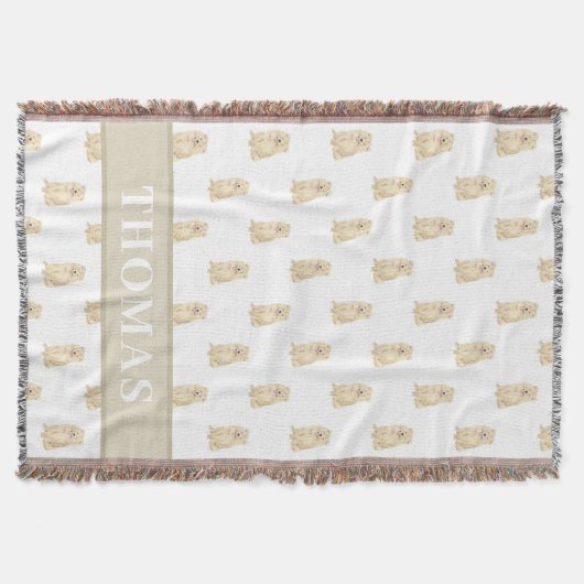 Personalisiert Chow Chow Chow Decke (Vorderseite)