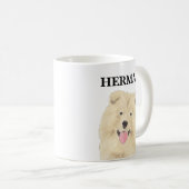 Personalisiert Chow Chow Chow Hund Kaffeetasse (VorderseiteRechts)