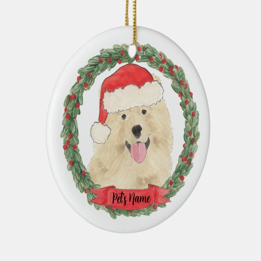 Personalisiert Chow Chow Chow Keramik Ornament (Rechts)