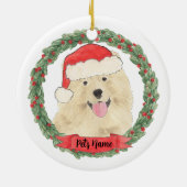 Personalisiert Chow Chow Chow Keramik Ornament (Hinten)