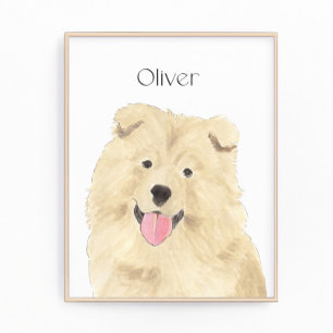 Personalisiert Chow Chow Dog Art Fotodruck