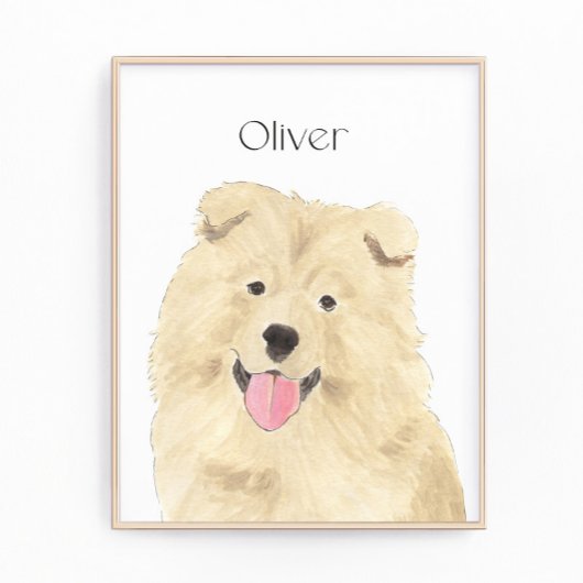 Personalisiert Chow Chow Dog Art Fotodruck