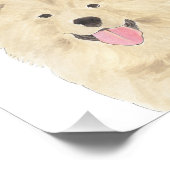 Personalisiert Chow Chow Dog Art Fotodruck (Ecke)