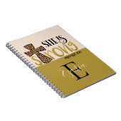 Personalisiert Christlich ist sie starke Sprichwör Notizblock (Rechte Seite)