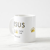 Personalisiert Christlich JESUS Kaffeetasse (Vorderseite Links)